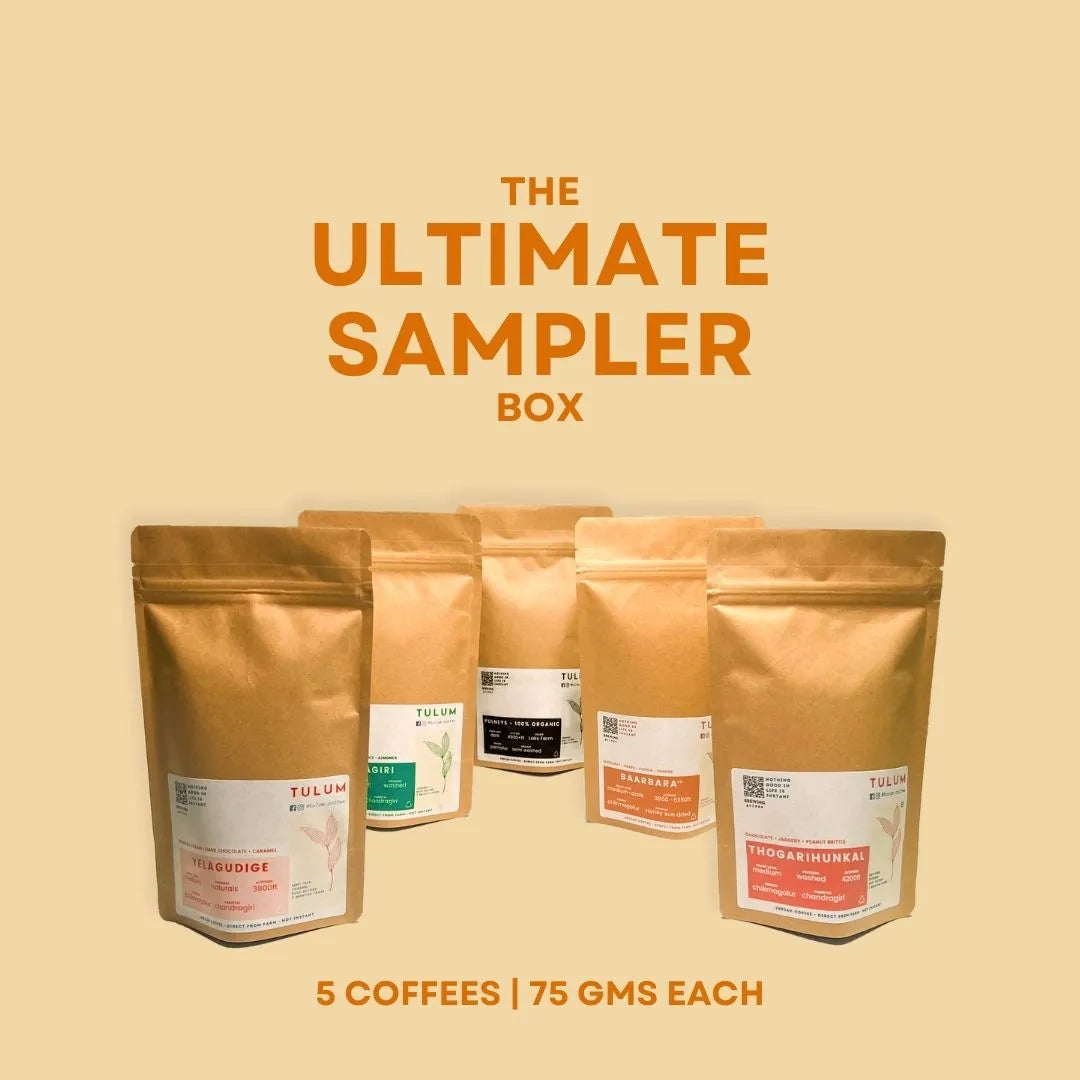 The Ultimate Sampler Box - 5 Coffees | 75gms