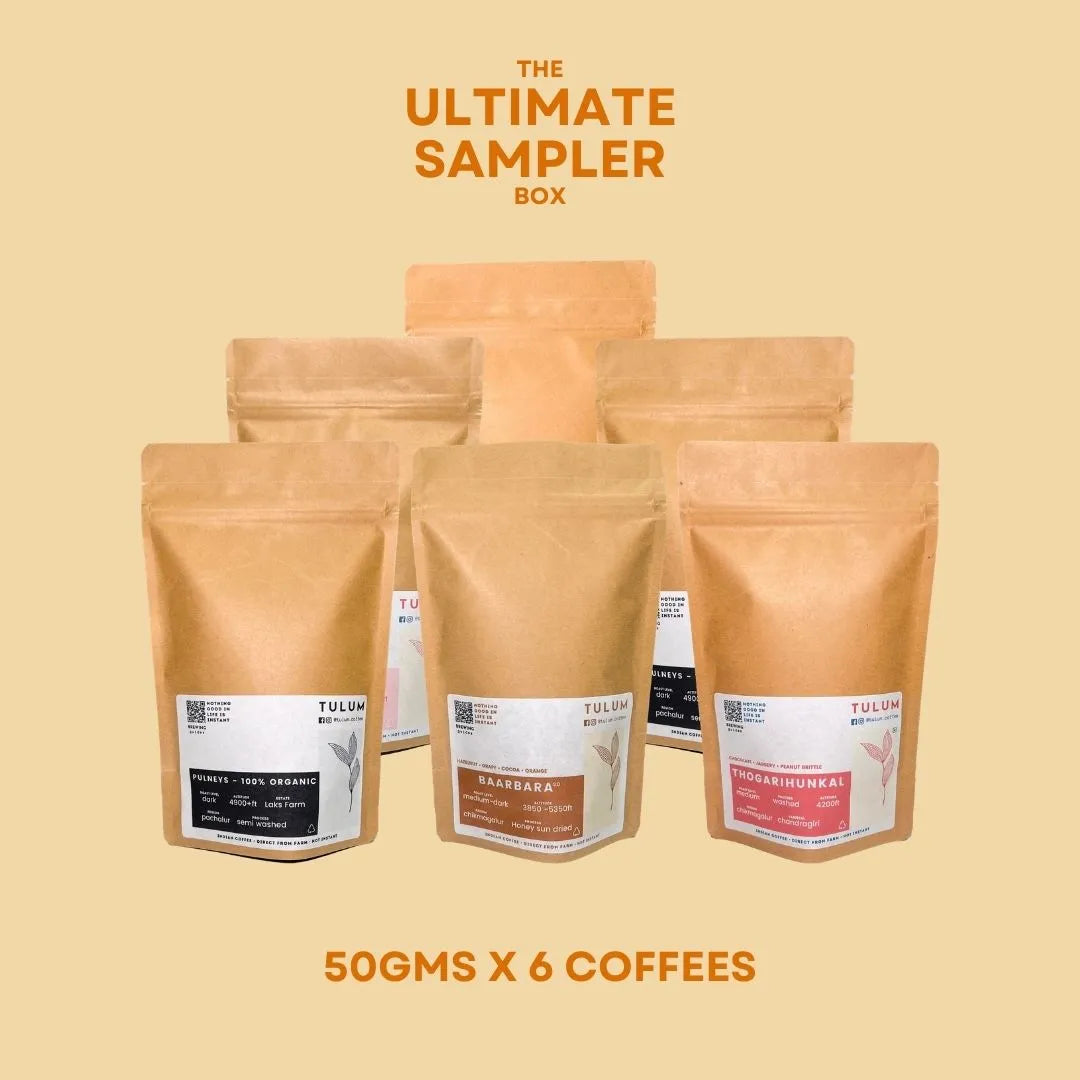 The Ultimate Sampler Box - 6 Coffees | 50gms each