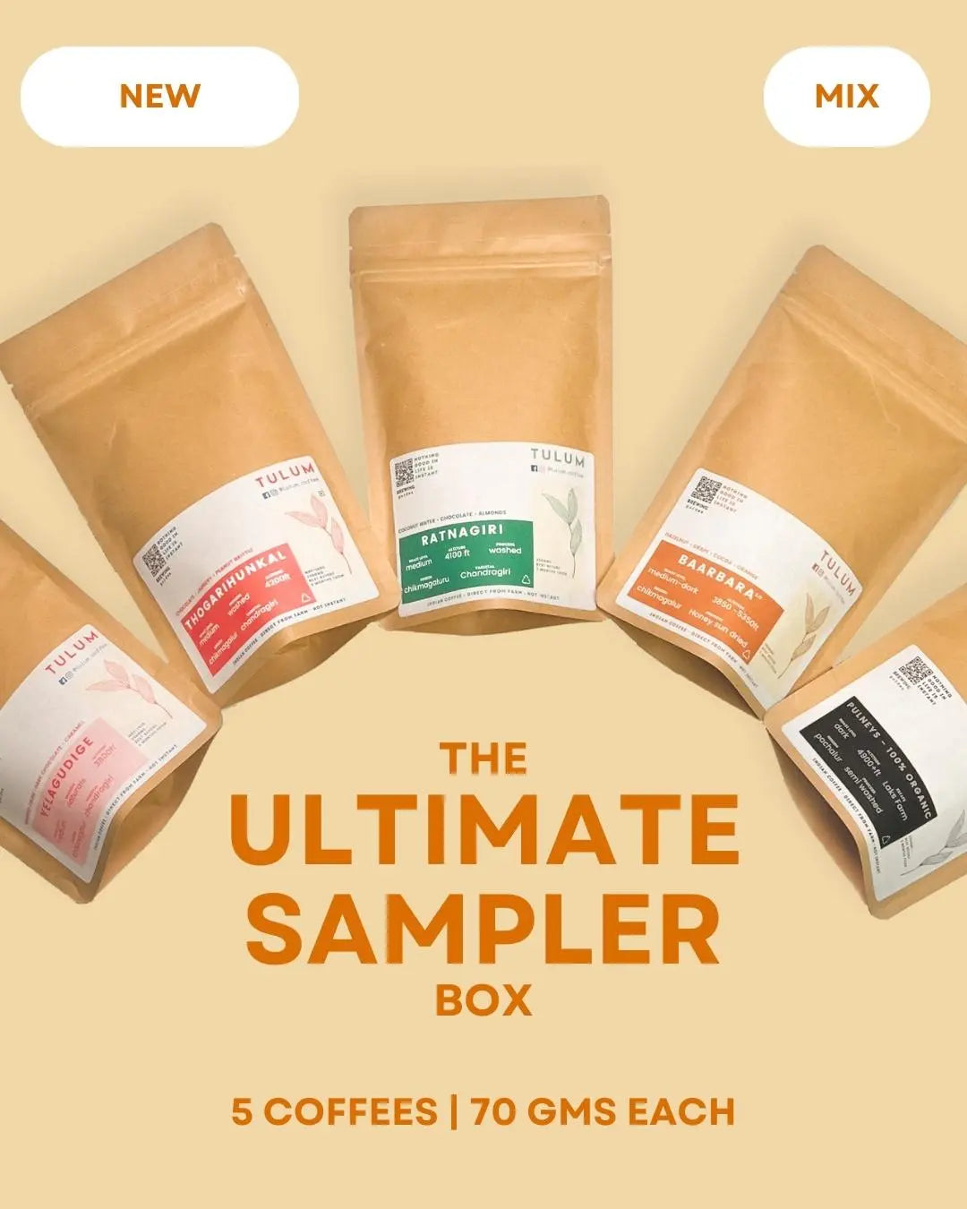 The Ultimate Sampler Box - 5 Coffees