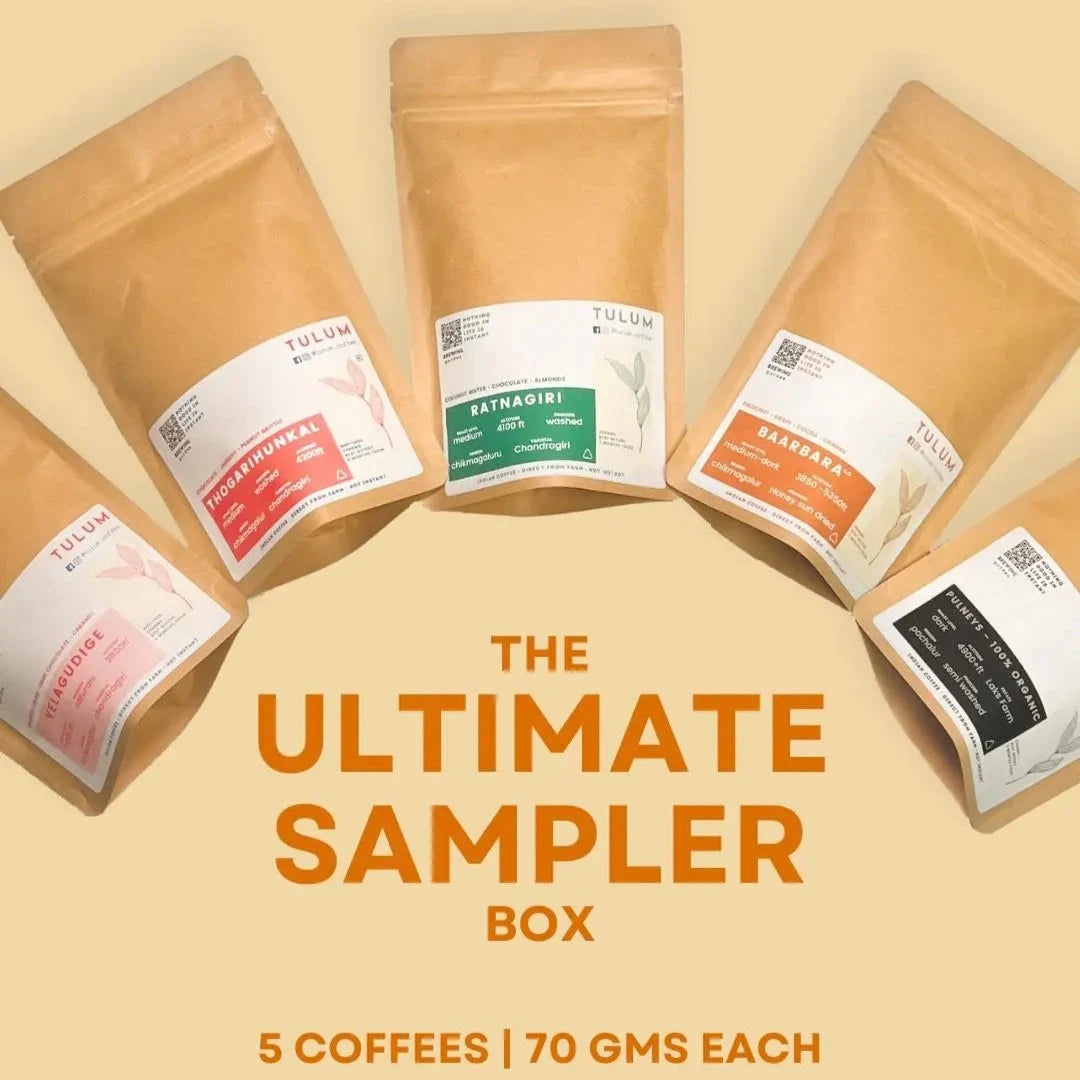 The Ultimate sampler pack of Tulum showcasing a variety of blends, perfect for exploring different flavours.